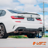 M4 Style Carbon Fibre Rear trunk boot lip Spoiler Wing Bodykit for BMW 3 Series G20 & G80 M3 Sedan 2018 - 2025 - Mars Performance